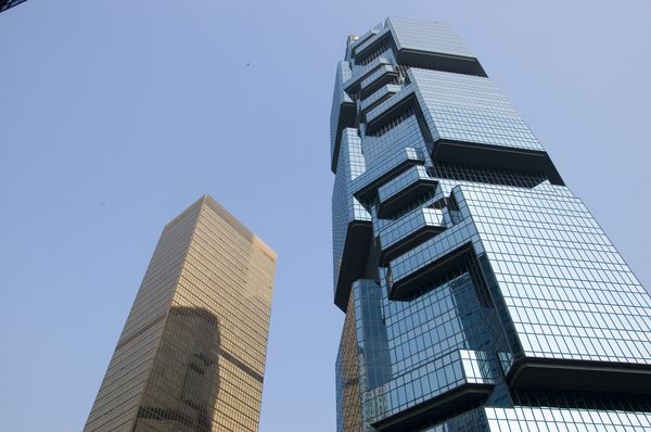 Niebiesko-złoty Hong Kong - zdjęcia z Chin