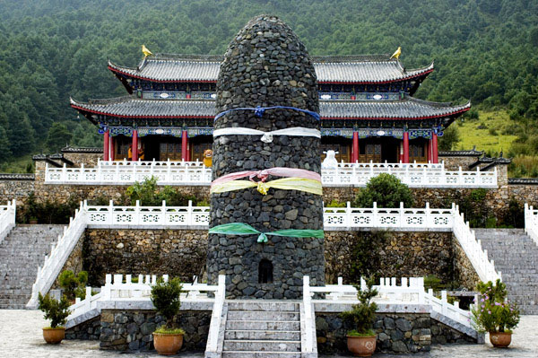 Świątynia w okolicach Lijiang - zdjęcia z Chin