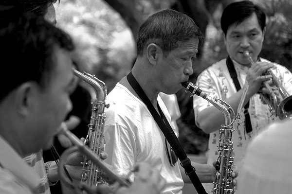 Orkiestra dęta - zdjęcia z Chin