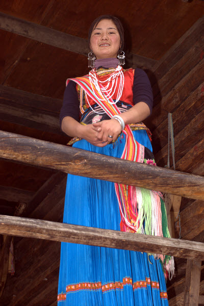 Dziewczyna na wsi - zdjęcia z Chin