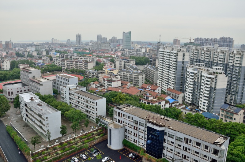 Miasto YueYang w prowincji Hunan - zdjęcia z Chin