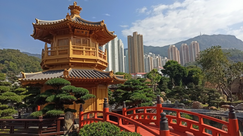 Ogród Nan Lian w Hong Kongu - zdjęcia z Chin