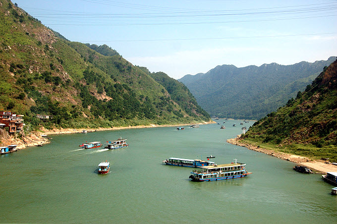 Rzeka Beijiang, Guangdong - zdjęcia z Chin