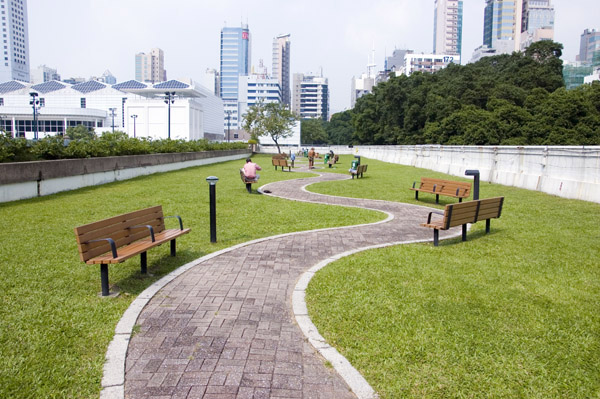 Kowloon Park - Hong Kong - zdjęcia z Chin