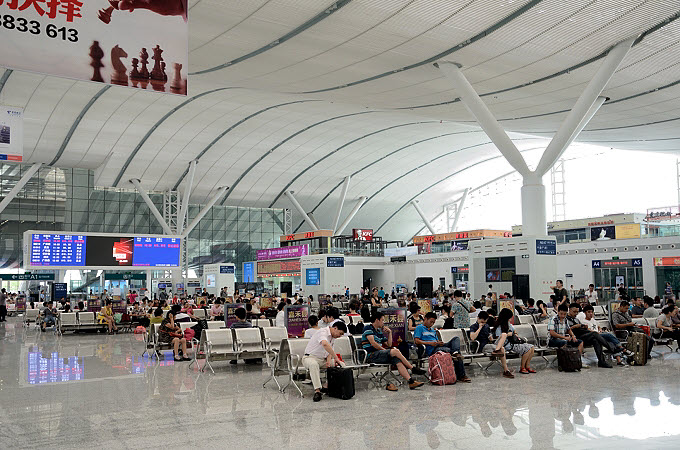 Shenzhen Stacja Północ - zdjęcia z Chin