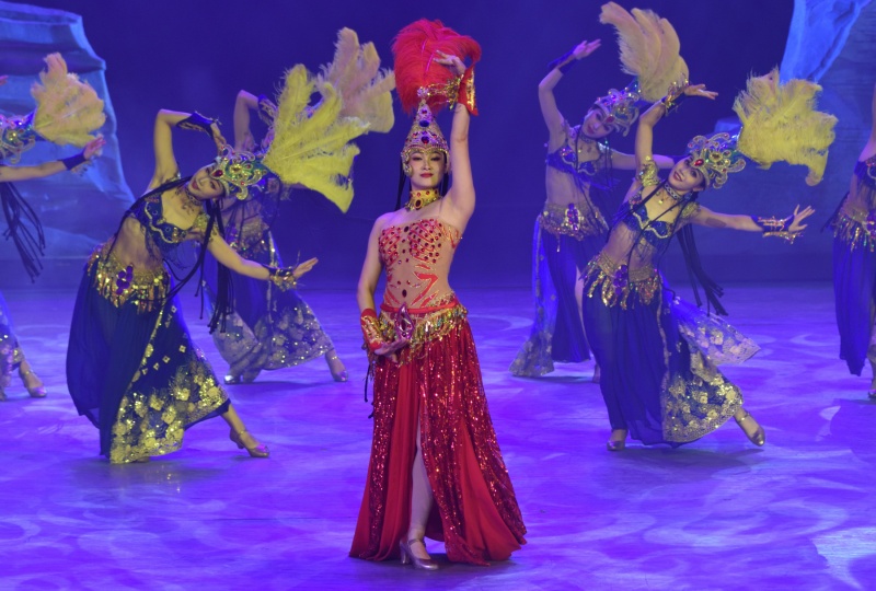 Taneczny show w Splendid China - zdjęcia z Chin