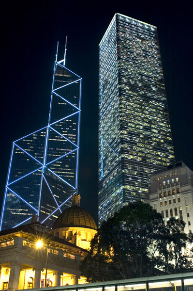 Wizytówka Hongkongu nocą - zdjęcia z Chin