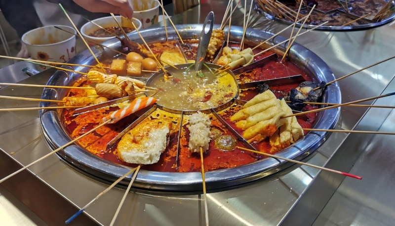 Chińskie, ostre tofu - pikantne dania w Chinach - zdjęcia z Chin