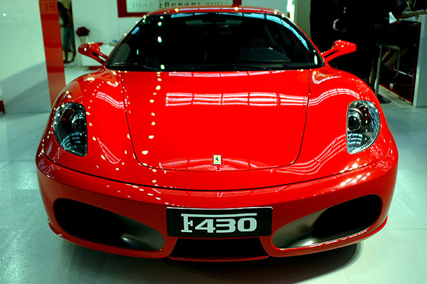 Ferrari F430 w Chinach - zdjęcia z Chin