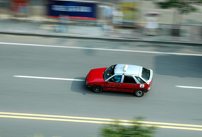 Full-speed taxi - zdjęcia z Chin